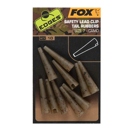 Safety Lead Clip Tail Rubbers Fox Camo 7 - Tienda Carpfishing