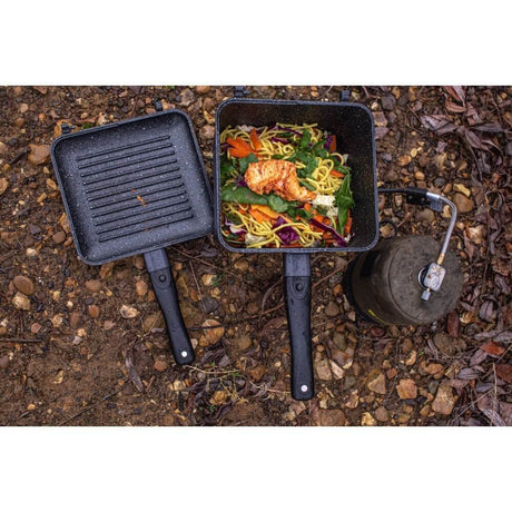 Set Utensilios de cocina Ridge Monkey Connect Deep Granite XL - Tienda Carpfishing