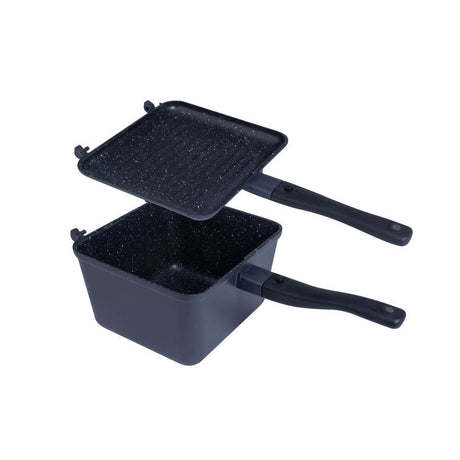 Set Utensilios de cocina Ridge Monkey Connect Deep Granite XL - Tienda Carpfishing
