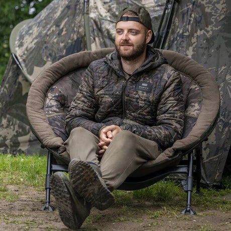 Silla Nash Indulgence Low Moon Deluxe Camo - Tienda Carpfishing