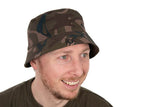 Sombrero Reversible Fox Camo Verde - Tienda Carpfishing