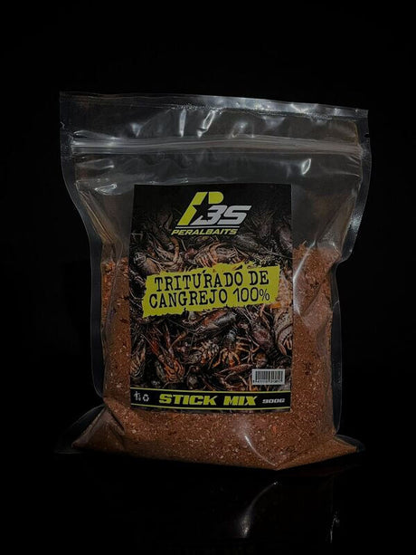 Stick Mix Peralbaits Triturado de Cangrejo 800 g - Tienda Carpfishing
