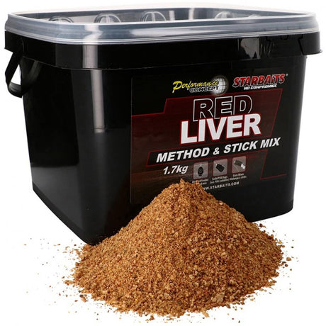 Stick Mix Starbaits Method Red Liver 1,7 Kg - Tienda Carpfishing