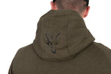 Sudadera Fox Collection LW Verde y Negra de cremallera - Tienda Carpfishing