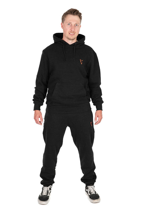 Sudadera Fox Collection Negra y Naranja - Tienda Carpfishing