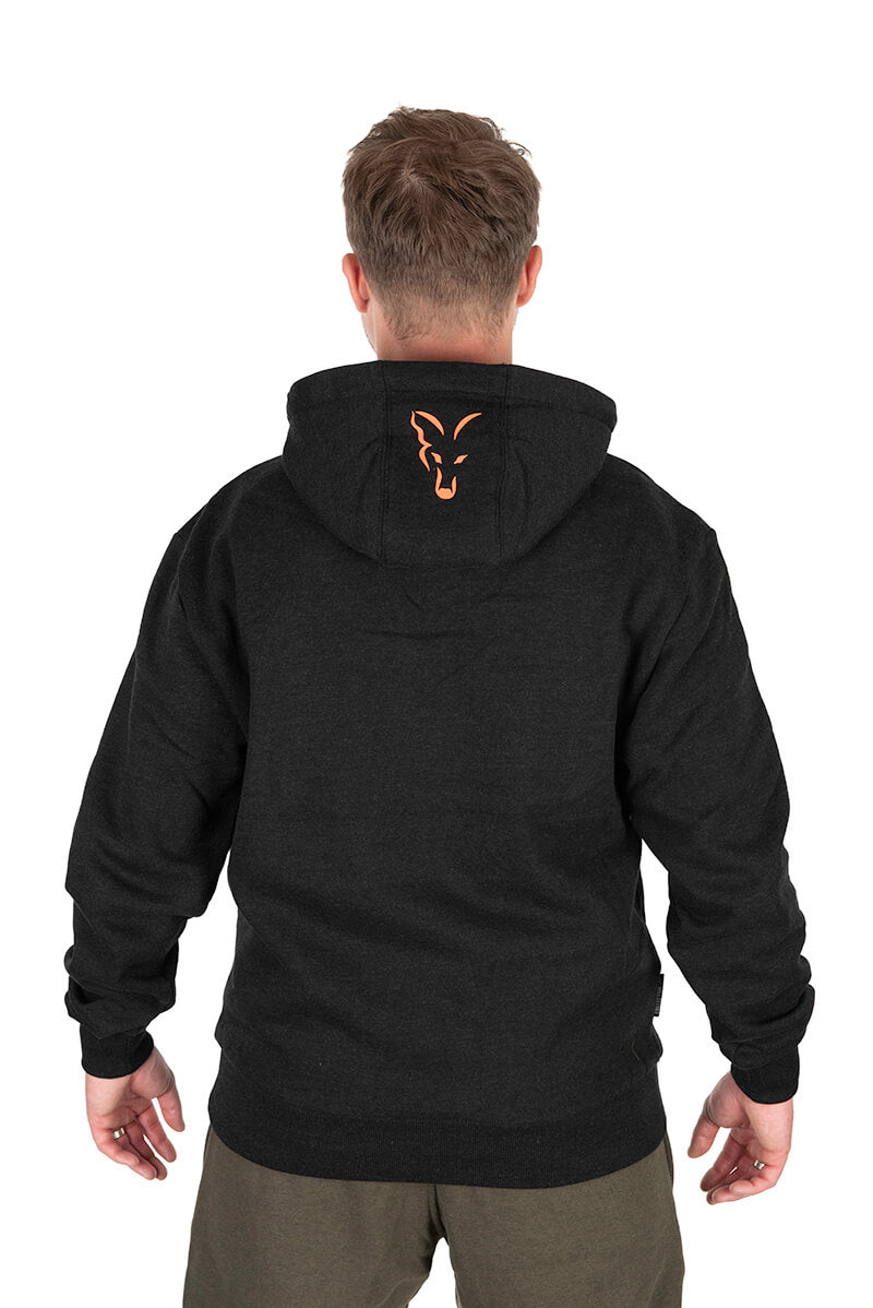 Sudadera Fox Collection Negra y Naranja - Tienda Carpfishing