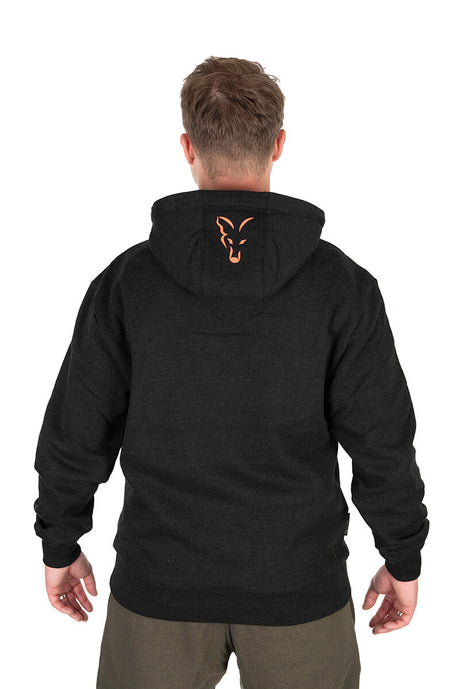 Sudadera Fox Collection Negra y Naranja - Tienda Carpfishing