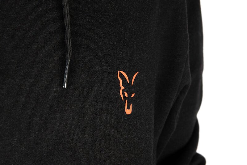 Sudadera Fox Collection Negra y Naranja - Tienda Carpfishing