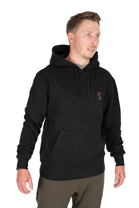 Sudadera Fox Collection Negra y Naranja - Tienda Carpfishing