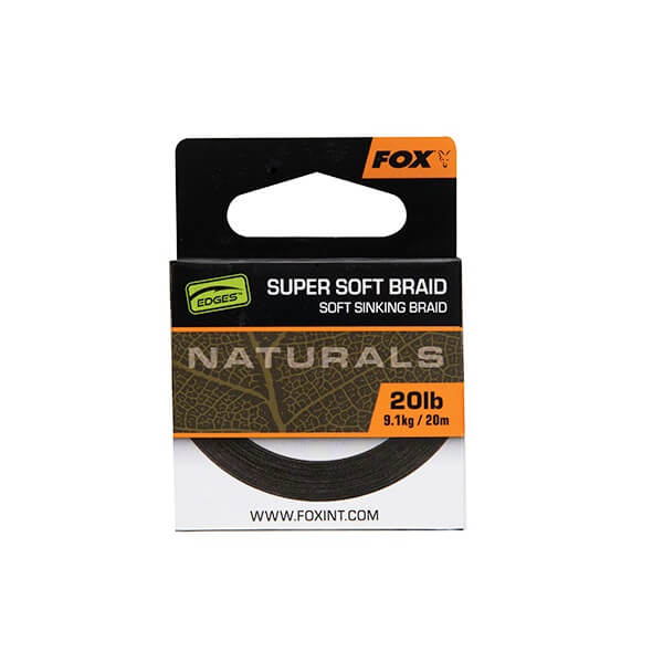 Trenzado Fox Super Soft Naturals 20 m - Tienda Carpfishing