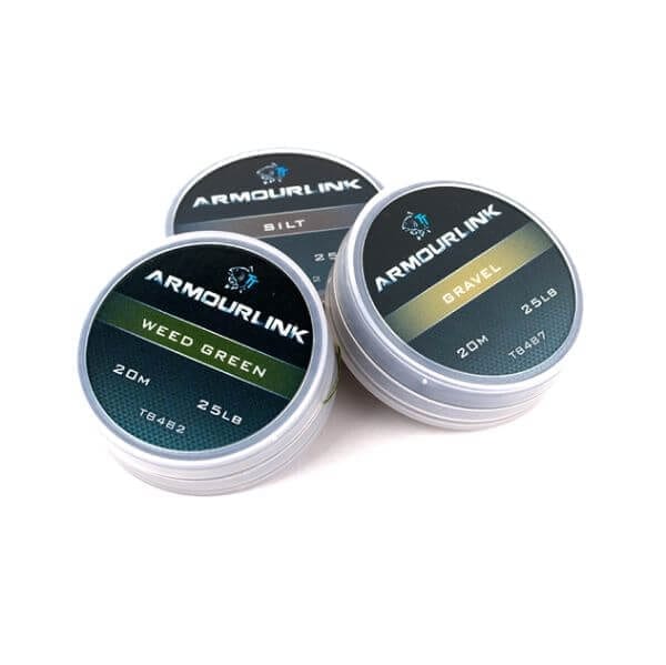 Trenzado Nash Armoulink Negro 35 LB / 20 m - Tienda Carpfishing