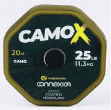 Trenzado Ridge Monkey CamoX Stiff Coated 20 m - Tienda Carpfishing