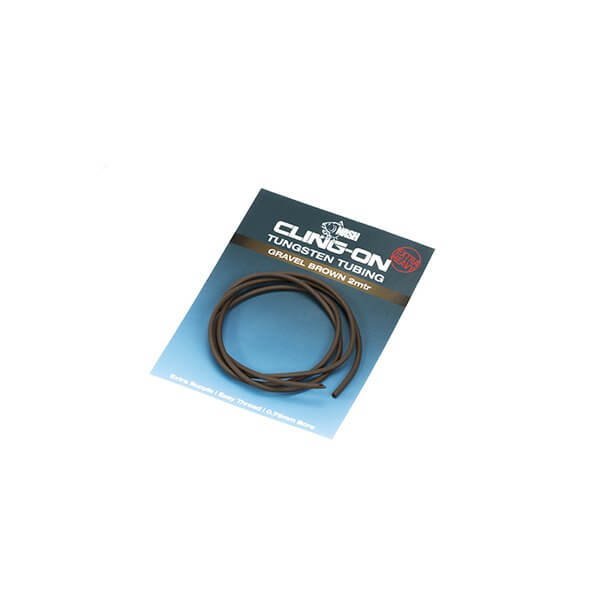 Tubo Antienredos Tungsteno Nash 2 m Gravel Marrón - Tienda Carpfishing